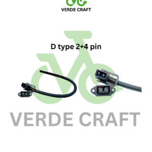 D type 2+4 pin