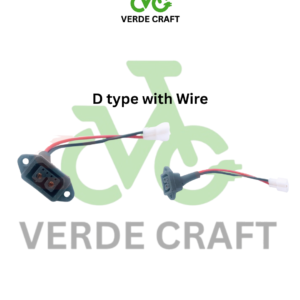 D type charging socket with Wire