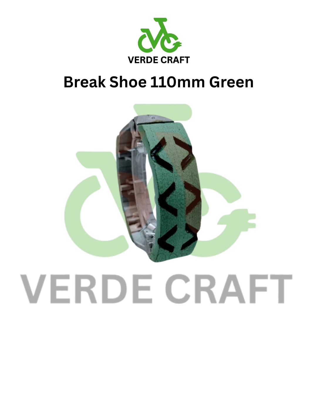 Break Shoe 110mm Green