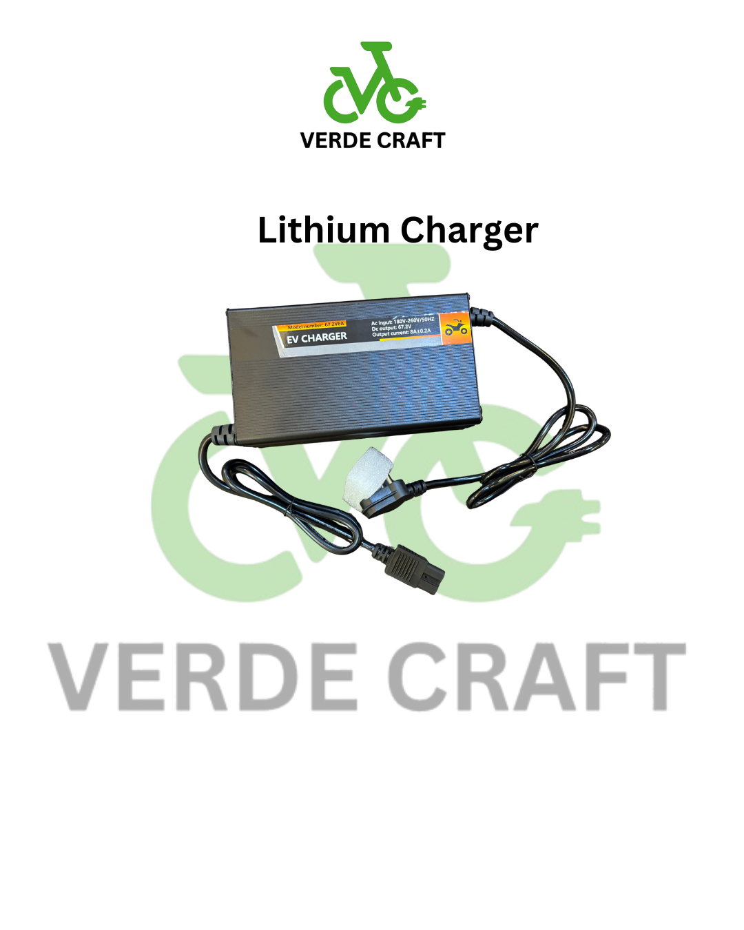 58V+6A Lithium Charger