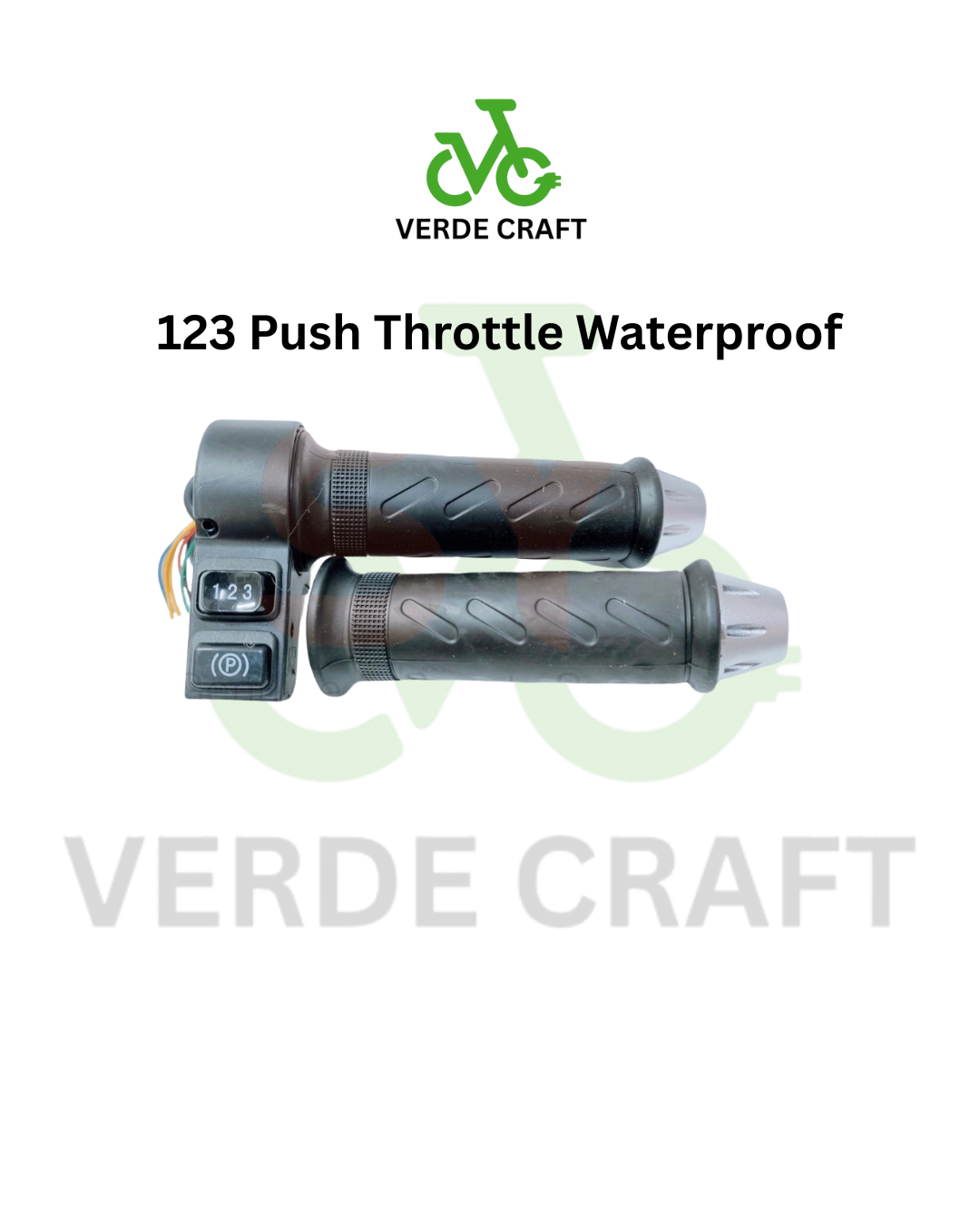 123 Push Throttle Waterproof