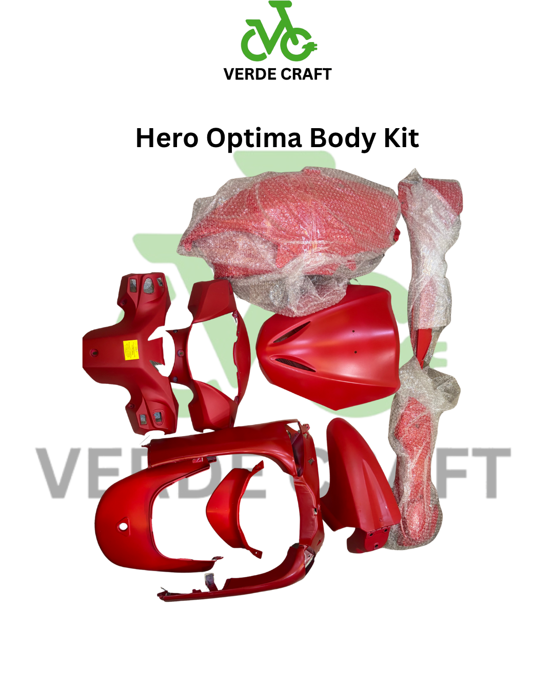 Hero Optima Body Kit Red