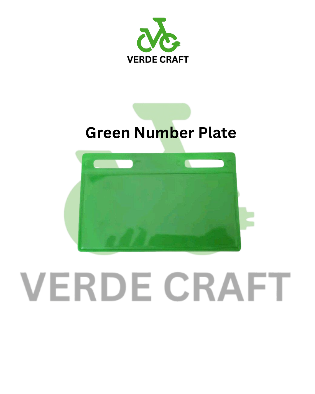 Green Number Plate