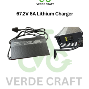67.2V 6A Lithium Charger with Display